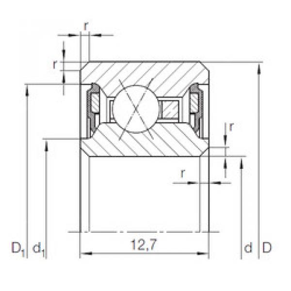 angular contact ball bearing installation CSXU 075.2RS INA #1 image