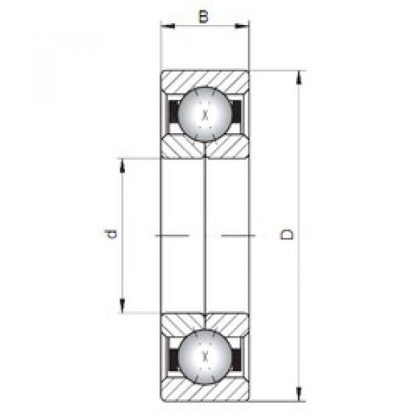 angular contact ball bearing installation QJ1005 CX #1 image