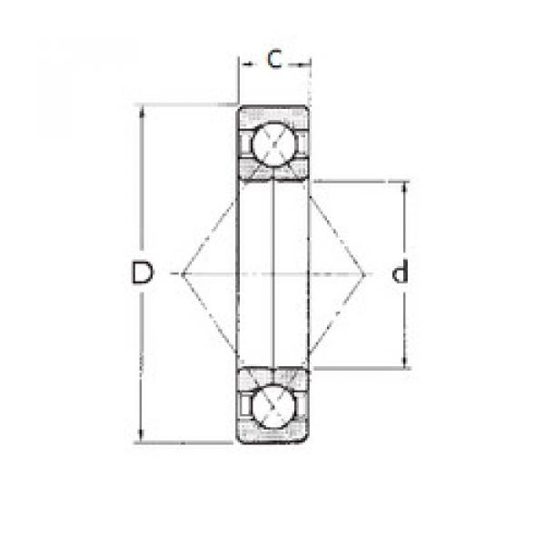angular contact ball bearing installation QJ214 FBJ #1 image