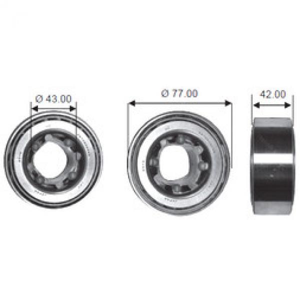tapered roller dimensions bearings 46T090804 KOYO #1 image