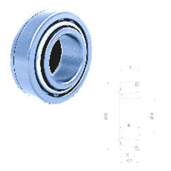 tapered roller bearing axial load U298/U261L Fersa #1 image