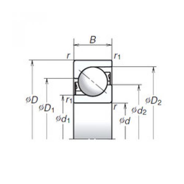 thrust ball bearing applications 100TAC03CMC NSK #1 image