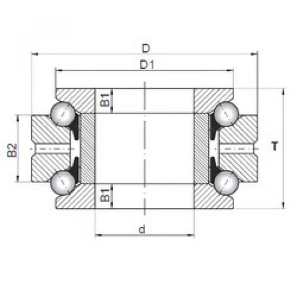 thrust ball bearing applications 234416 ISO #1 image