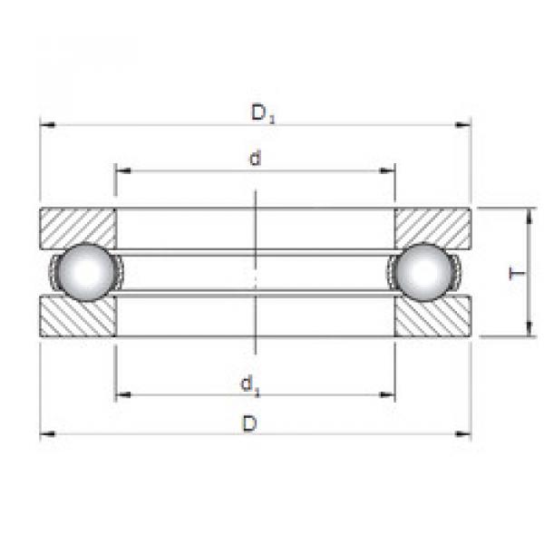 thrust ball bearing applications 51100 CX #1 image