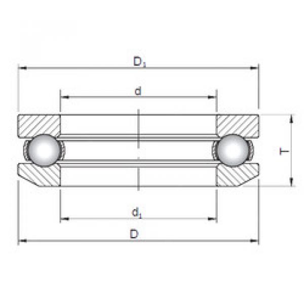 thrust ball bearing applications 53206 CX #1 image