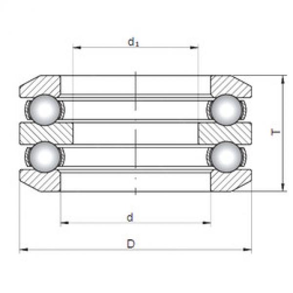 thrust ball bearing applications 54204 ISO #1 image