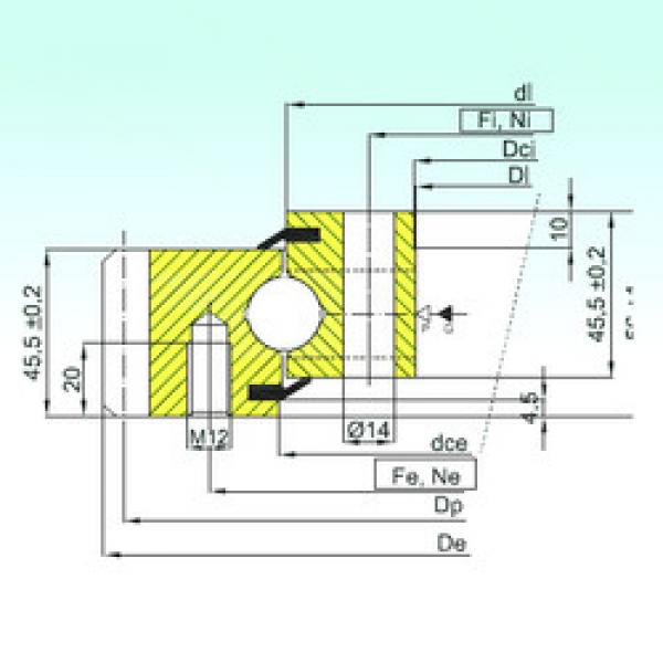 thrust ball bearing applications EB1.20.0314.201-2STPN ISB #1 image