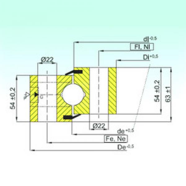 thrust ball bearing applications NB1.25.1155.200-1PPN ISB #1 image