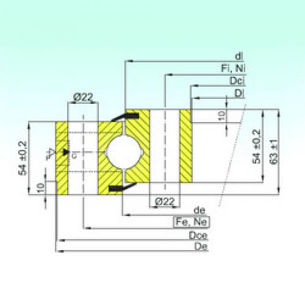 thrust ball bearing applications NB1.25.0555.201-2PPN ISB #1 image