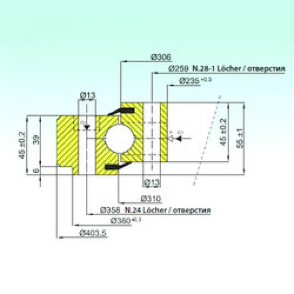 thrust ball bearing applications NB1.22.0308.200-1PPN ISB #1 image