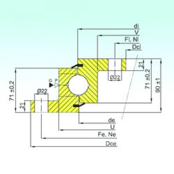 thrust ball bearing applications NBL.30.1455.201-2PPN ISB #1 image