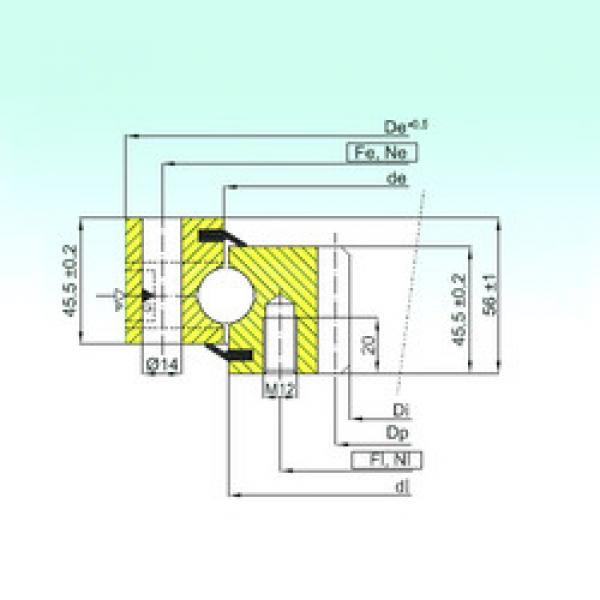 thrust ball bearing applications ZB1.20.0844.200-1SPTN ISB #1 image