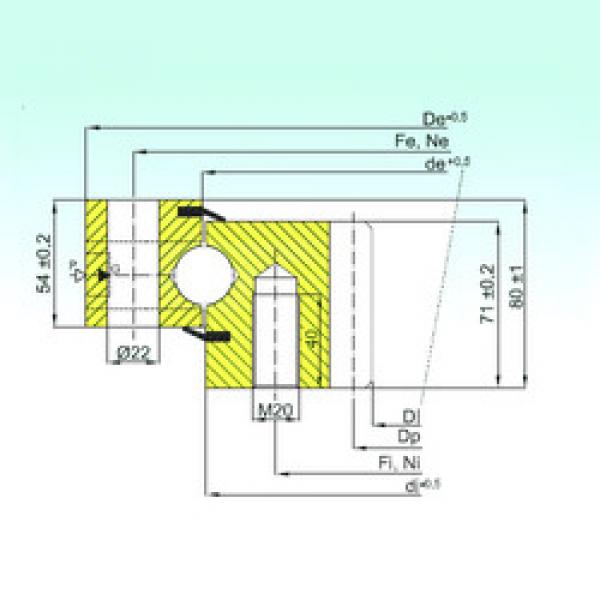 thrust ball bearing applications ZB1.25.0555.200-1SPTN ISB #1 image