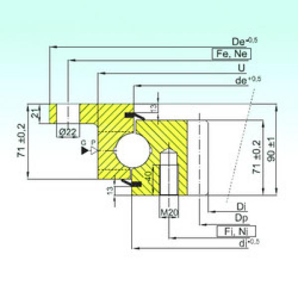 thrust ball bearing applications ZBL.30.1155.200-1SPTN ISB #1 image