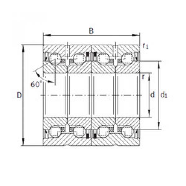 thrust ball bearing applications ZKLN3572-2RS-2AP INA #1 image