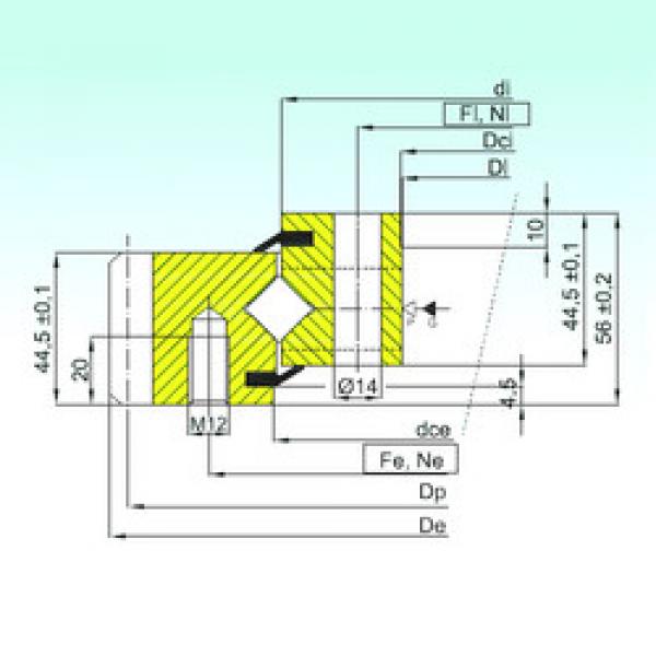 thrust ball images bearings ER1.14.0744.200-1STPN ISB #1 image