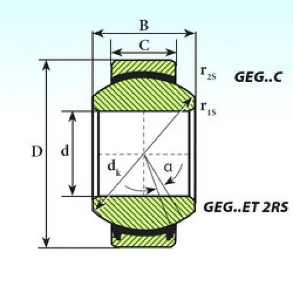 plain bushings bearings GEG 6 C ISB #1 image