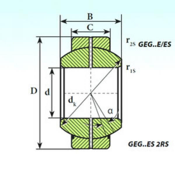 plain bushings bearings GEG 15 ES 2RS ISB #1 image