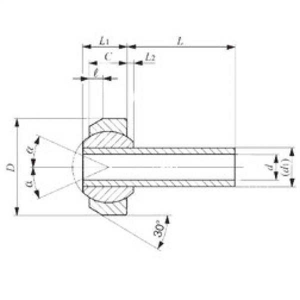 plain bearing lubrication SNA 3-6 IKO #5 image