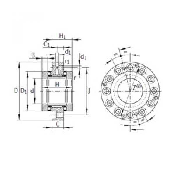 Complex Bearings ZARF65155-TV INA #1 image