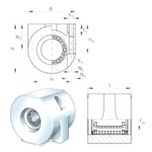 Bearing housed units KGHA40-PP INA #1 image