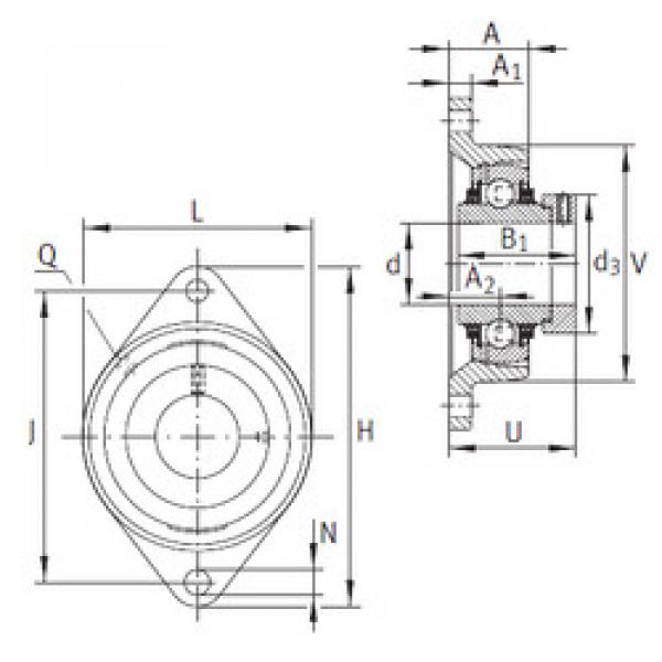 Bearing housed units TCJT40-N INA #1 image