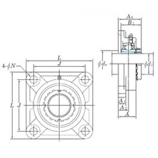 Bearing housed units UKFX09 KOYO #1 image