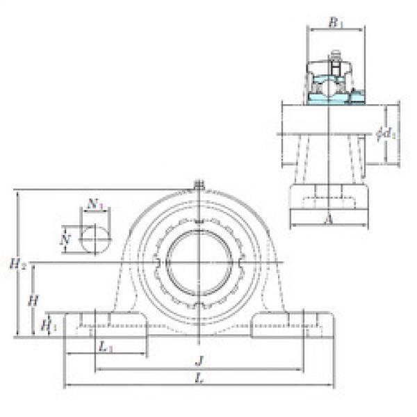 Bearing housed units UKPX11 KOYO #1 image