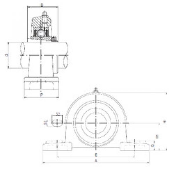 Bearing housed units UKP208 CX #1 image