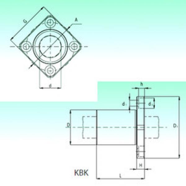 linear bearing shaft KBK 12 NBS #1 image