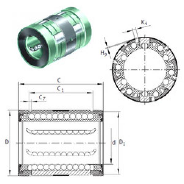 linear bearing shaft KN 25 B-PP INA #1 image