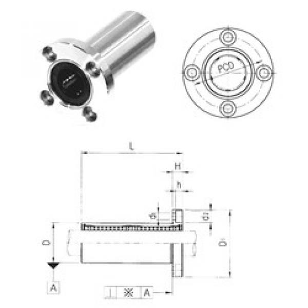 linear bearing shaft LMEF16L Samick #1 image