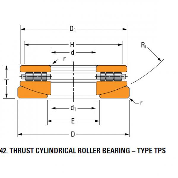 TPS thrust cylindrical roller bearing 30TPS108 #2 image