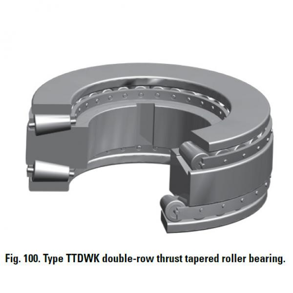 THRUST ROLLER BEARING TYPES TTDWK AND TTDFLK T10400F Thrust Race Double #1 image