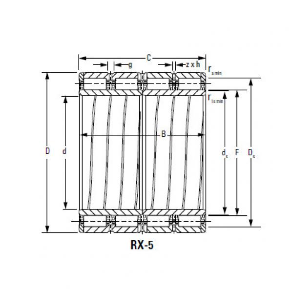 Four-Row Cylindrical Roller Bearings 280ARYSL1782 308RYSL1782 #3 image