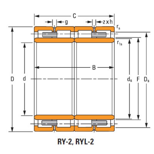 cylindrical roller bearing inner ring outer assembly 160arvsl1468 180rysl1468 #4 image