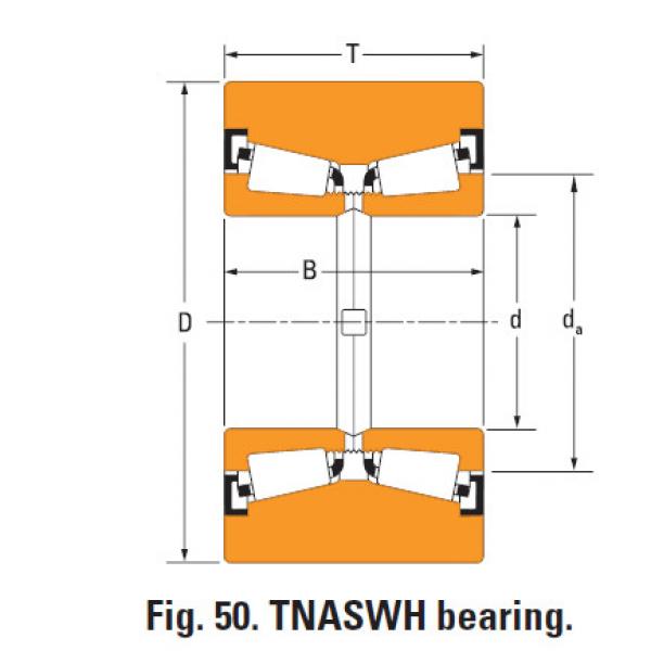 Tnaswh Two-row Tapered roller bearings na12581sw k38958 #1 image