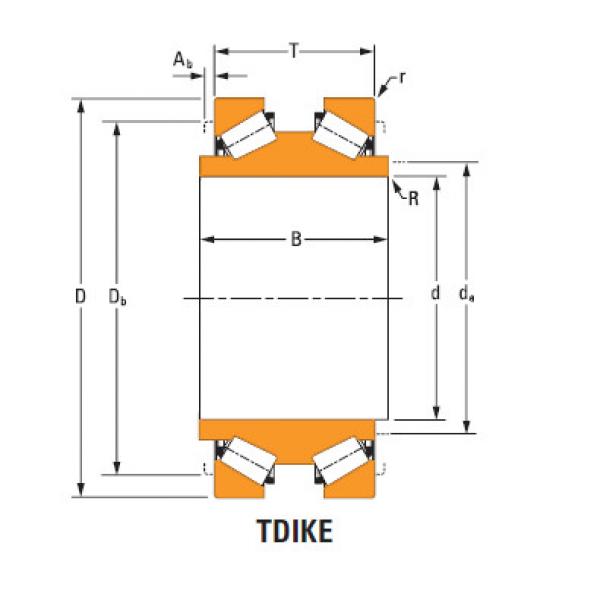 tdik thrust tapered roller bearings Hm252340dw Hm252315 #1 image