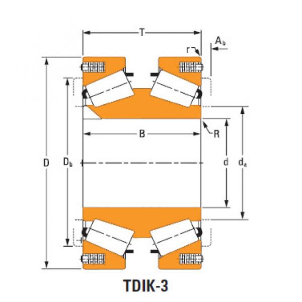 tdik thrust tapered roller bearings lm974534dw lm974511 #1 image