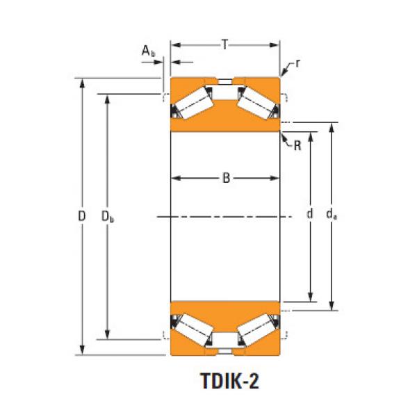 tdik thrust tapered roller bearings nP679610(3) nP249962 #1 image