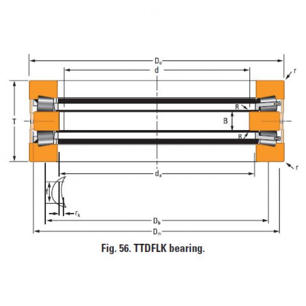 TTdFlk TTdW and TTdk bearings Thrust race double T730dw #1 image