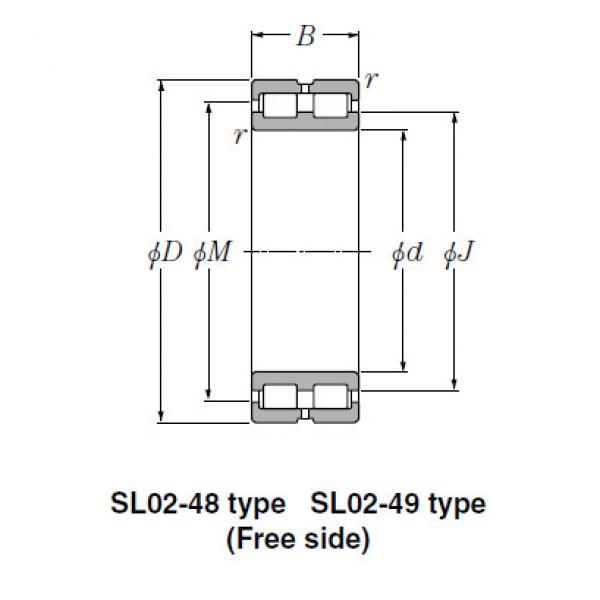 SL Type Cylindrical Roller Bearings NTN SL01-4980 #1 image