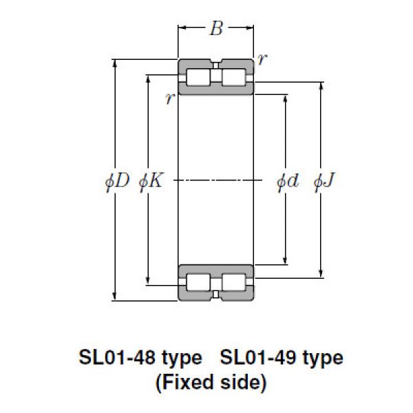 SL Type Cylindrical Roller Bearings NTN SL01-4838 #1 image