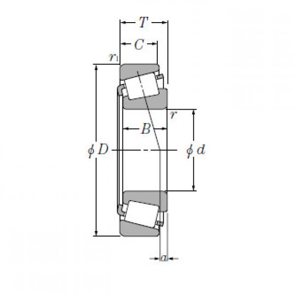 Single Row Tapered Roller Bearings NTN T-M241549/M241510 #1 image