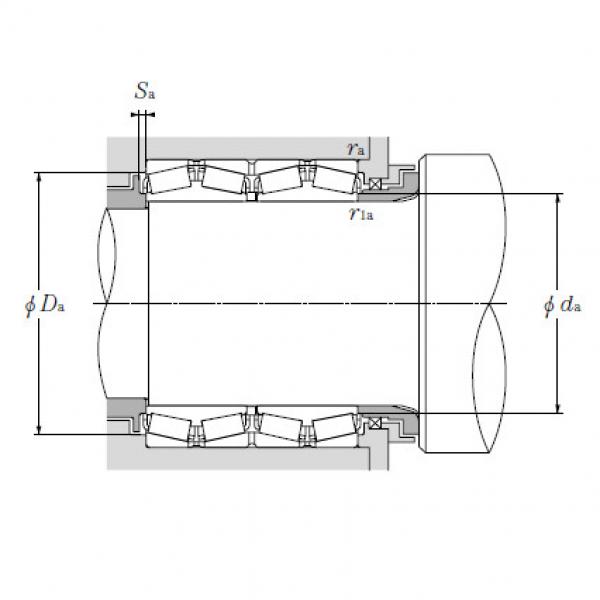 Four Row Tapered Roller Bearings Singapore M257248D/M257210/M257210D #4 image