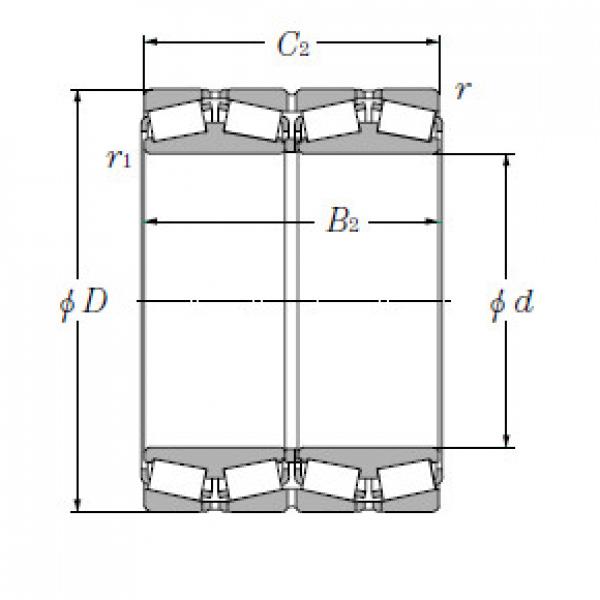 Four Row Tapered Roller Bearings Singapore EE127097D/127137/127137D #5 image