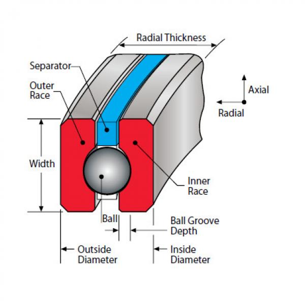 Thin Section Bearings Kaydon KG110AR0 #1 image