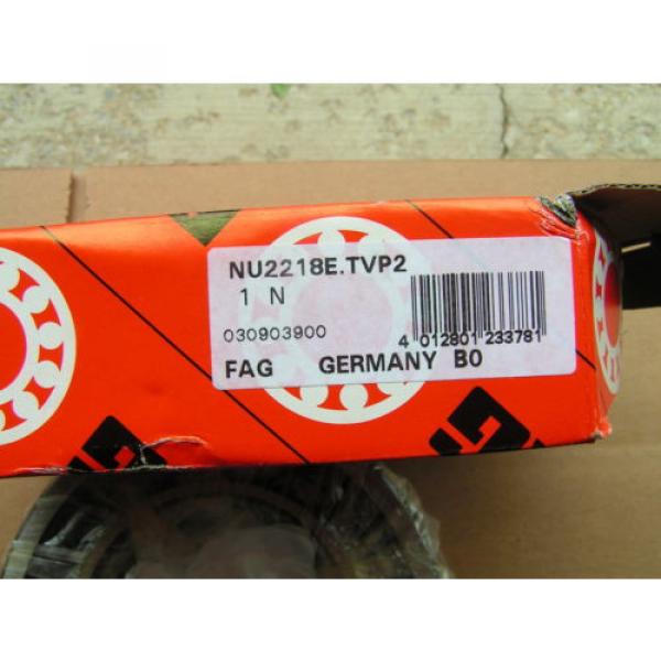 FAG #NU2218E.TVP2 Heavy Duty Roller Bearing NEW!!! Free Shipping #5 image