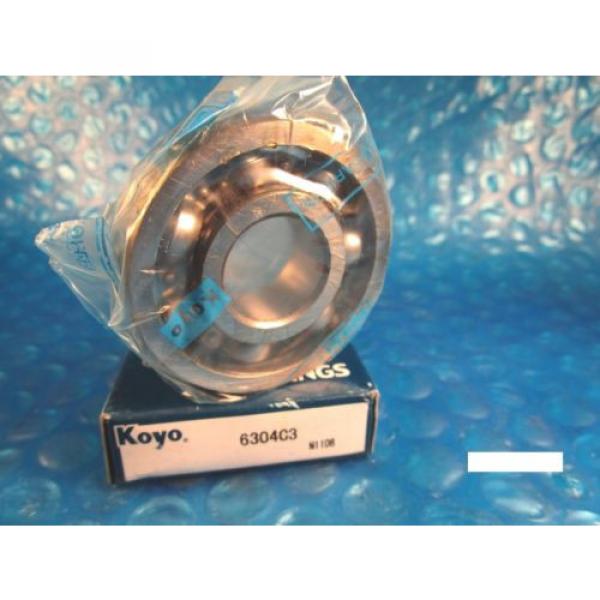 KOYO 6304 C3 Single Row Deep Groove Radial Bearing (Timken 304K, SKF, NSK, FAG) #2 image