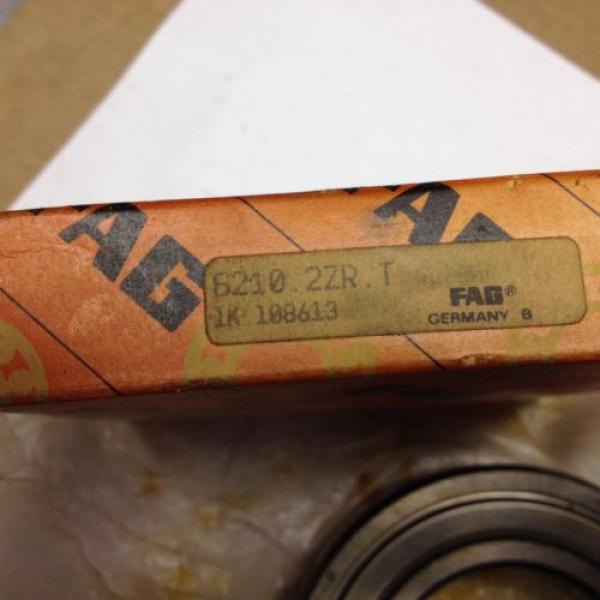 FAG 6210.2ZR.T, Deep Groove Single Row Bearing 50x90x20mm, Made-In-Germany #3 image